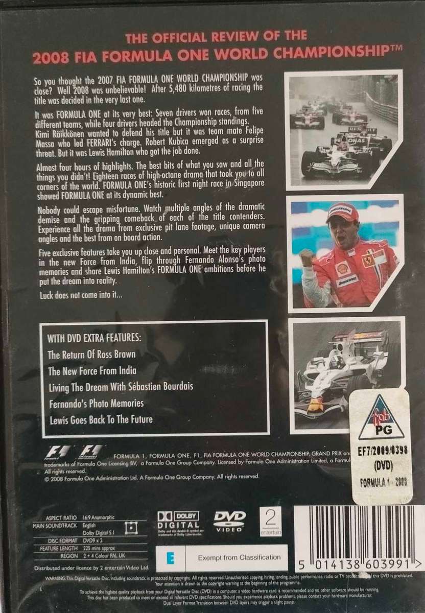 F1 - Formula 1 - 2008 Luck Does Not Come Into It