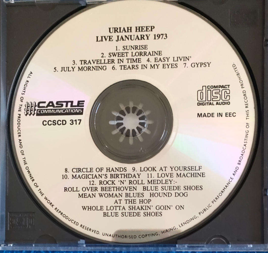 Uriah Heep Live - January 1973