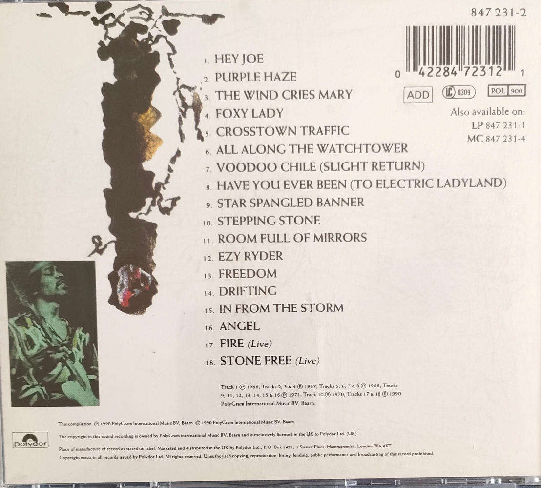 Jimi Hendrix- Cornerstone