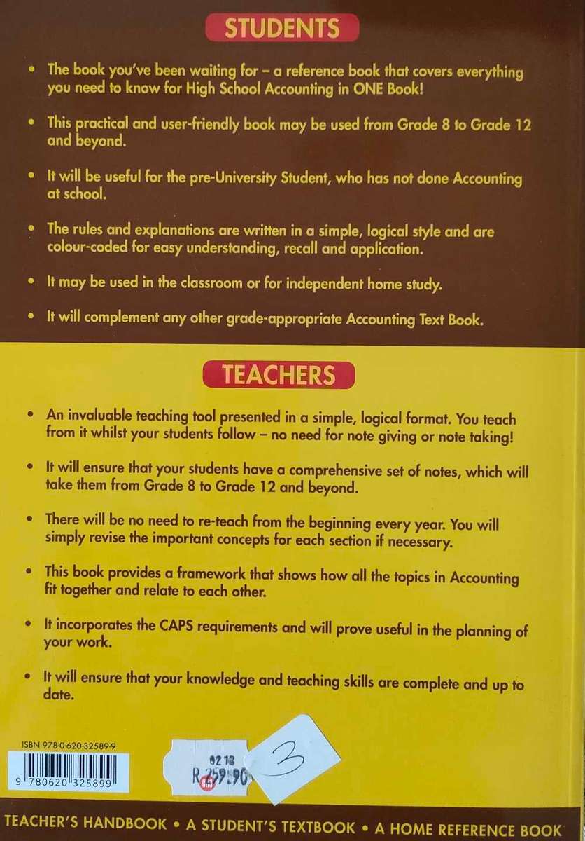 Accounting Handbook and Study Guide