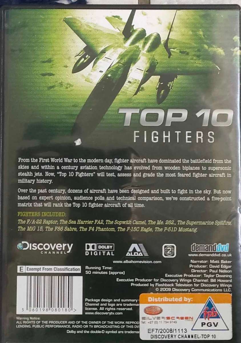 Top Ten Fighters - DVD