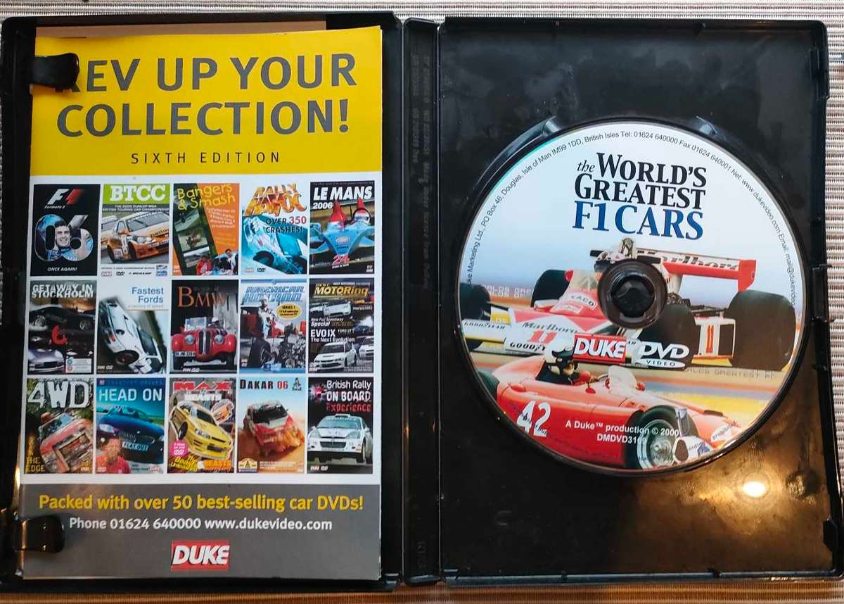 The Worlds Greatest F1 Cars - DVD