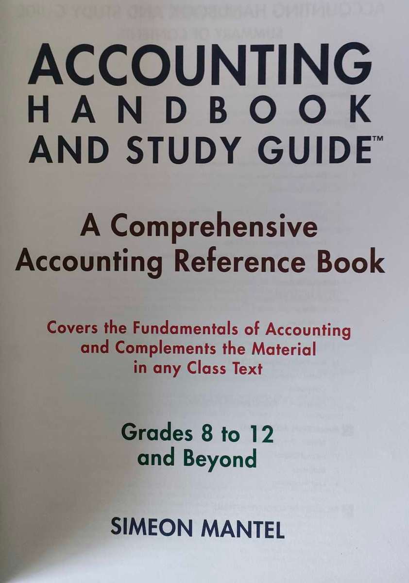 Accounting Handbook and Study Guide