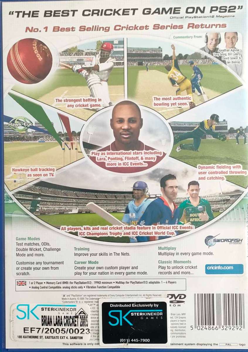 Brian Lara - Playstation 2