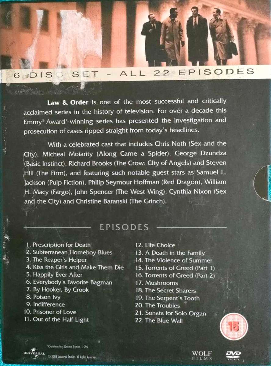 Law and Order Season One