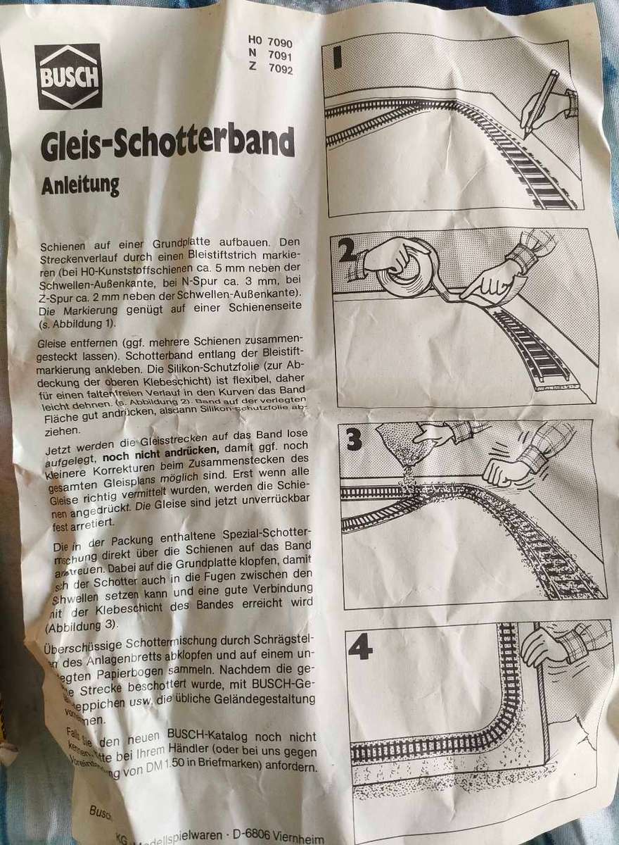 Z Scale modelling kit