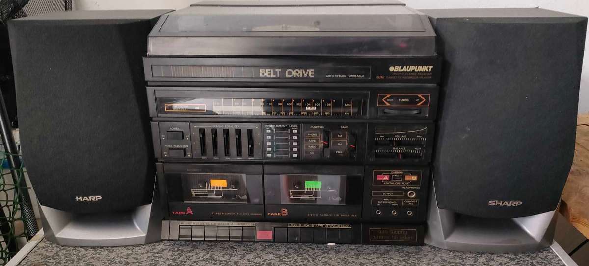 Blaupunkt Vintage Music Centre ,Sharp Speakers