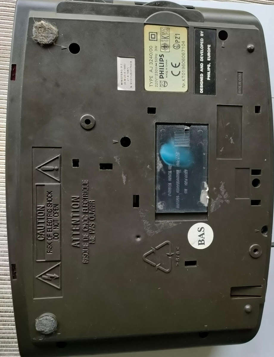 Phillips Bedside Alarm Clock Radio