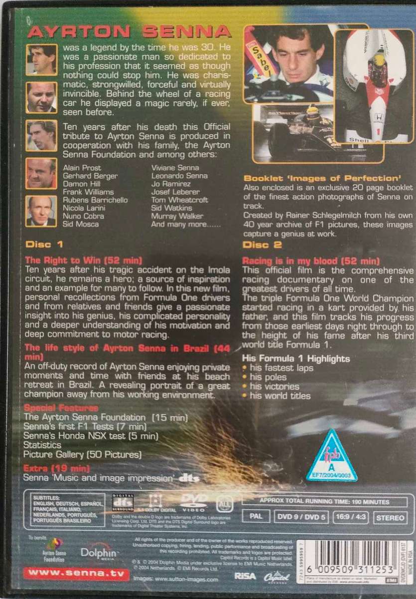 The Official Tribute to Senna