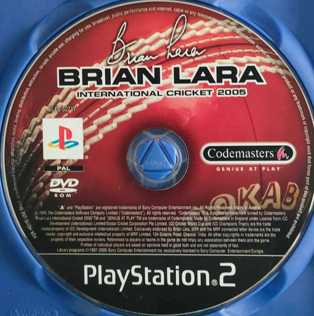 Brian Lara - Playstation 2