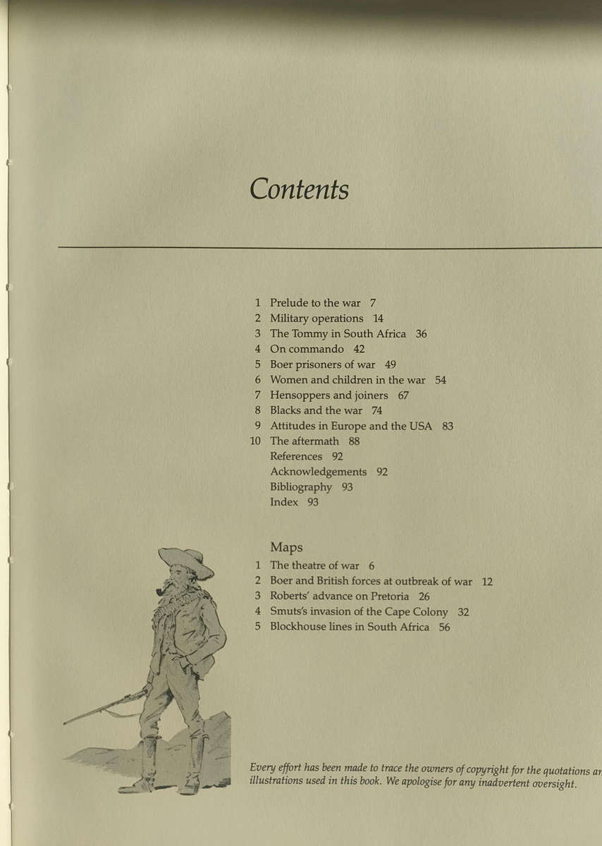 The Anglo-Boer War 1899-1902