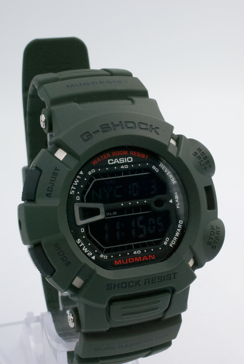 Casio Mens G-9000-3VDR G-Shock Mudman Digital Watch