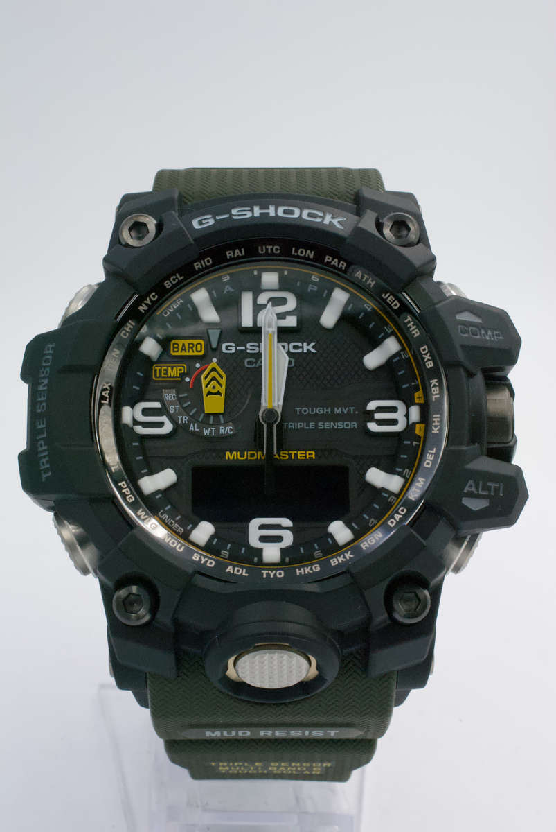 Casio Mens Mudmaster G-Shock Anadigital Watch (GWG-1000-1A3DR)