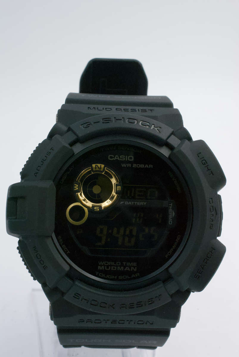 Casio 200m G-Shock World Time Mudman Digital Watch (G-9300GB-1DR)