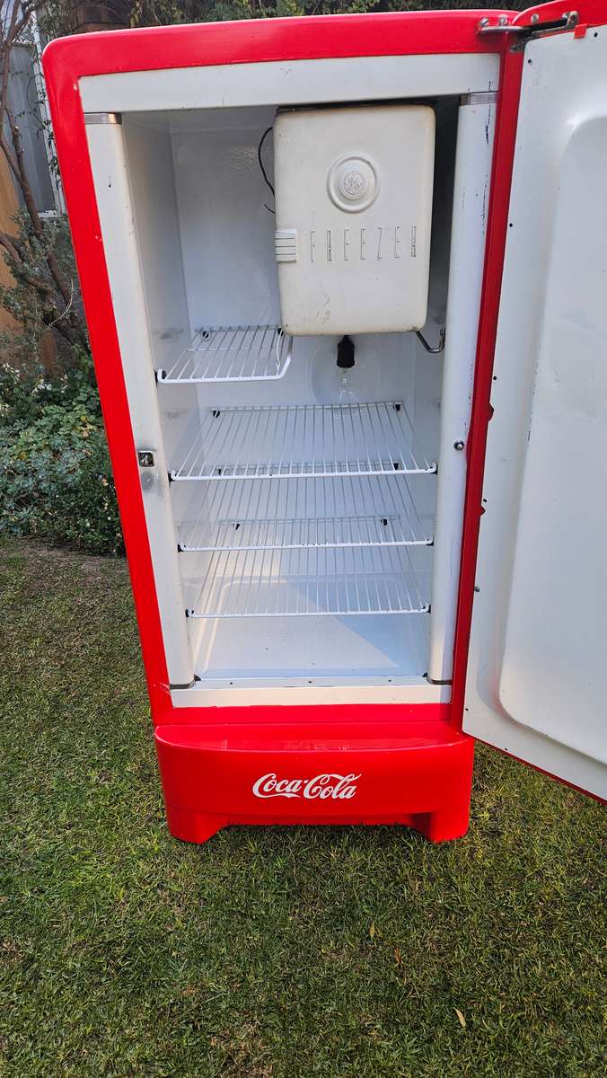 Vintage General Electric Coca Cola Fridge