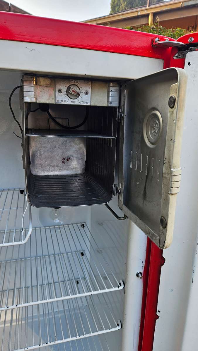 Vintage General Electric Coca Cola Fridge