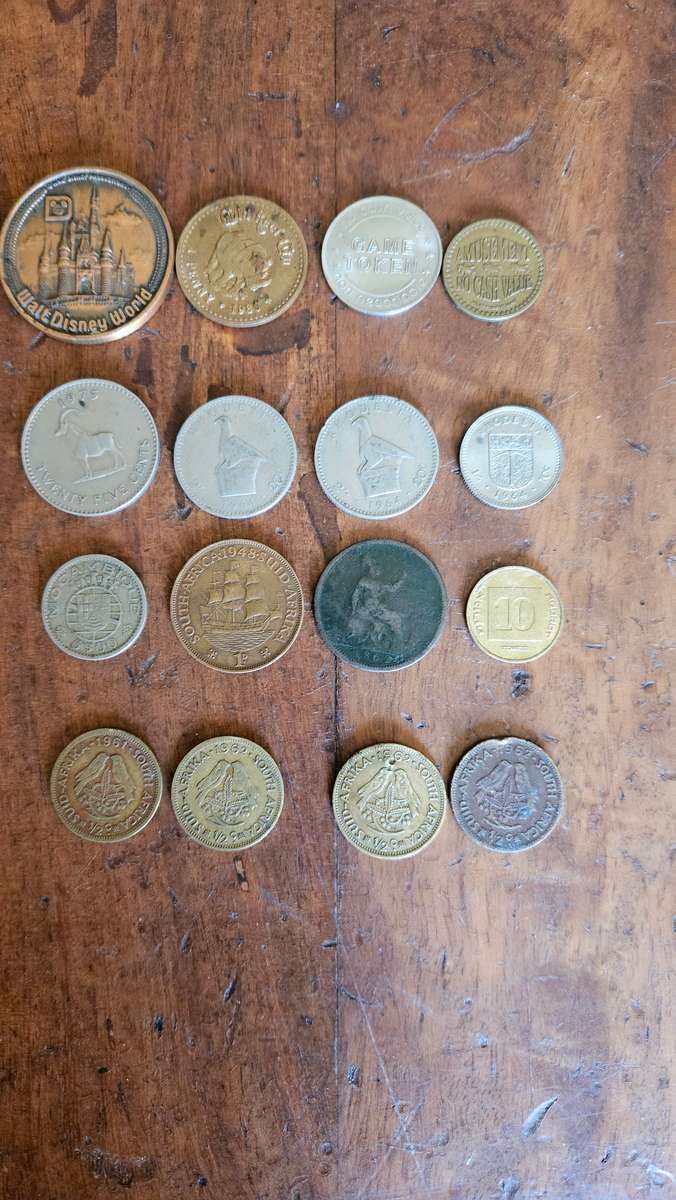 Variety of Tokens & Coins