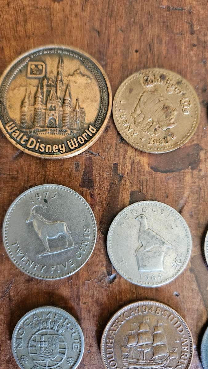 Variety of Tokens & Coins