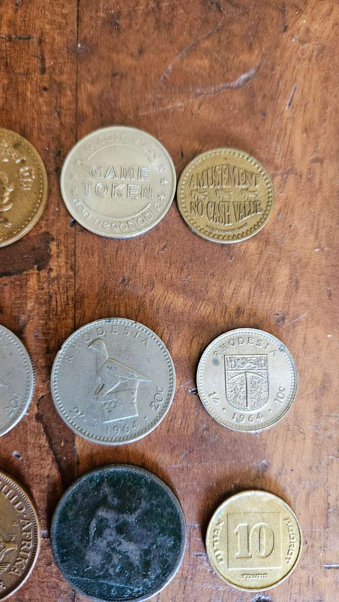 Variety of Tokens & Coins