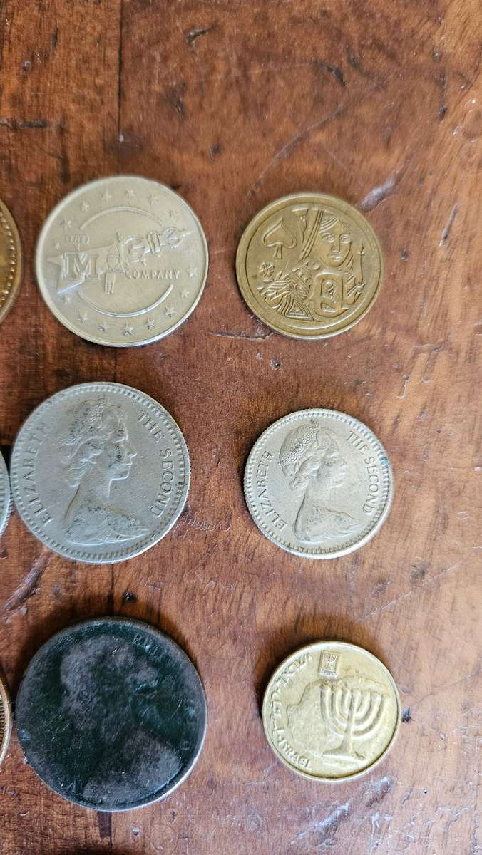 Variety of Tokens & Coins