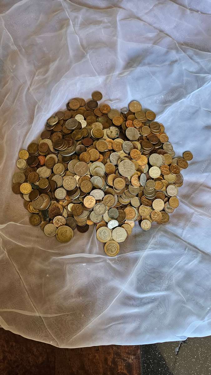 Large 3.3 Lot of Coins plus Silver Coins