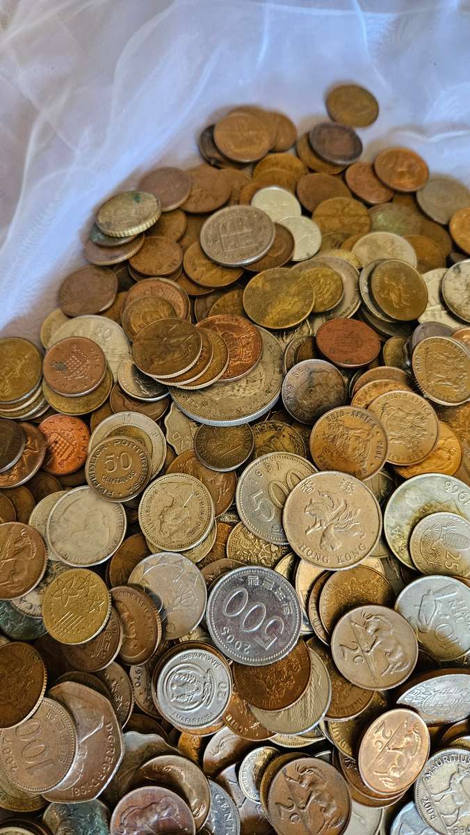 Large 3.3 Lot of Coins plus Silver Coins