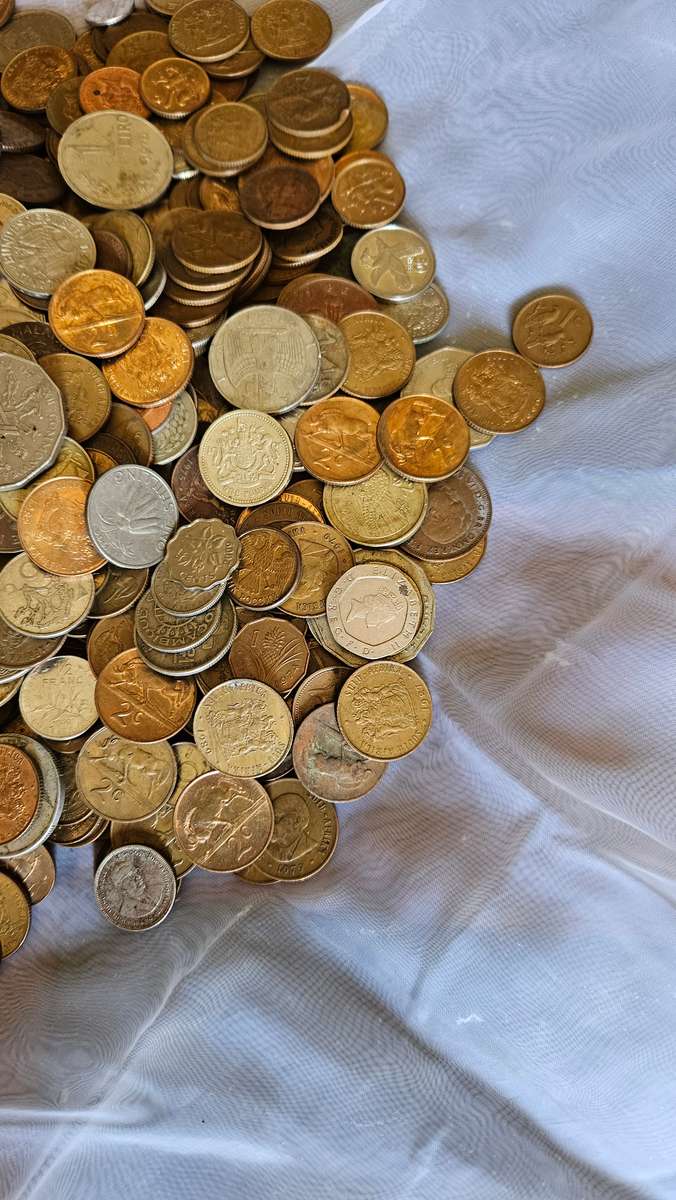 Large 3.3 Lot of Coins plus Silver Coins