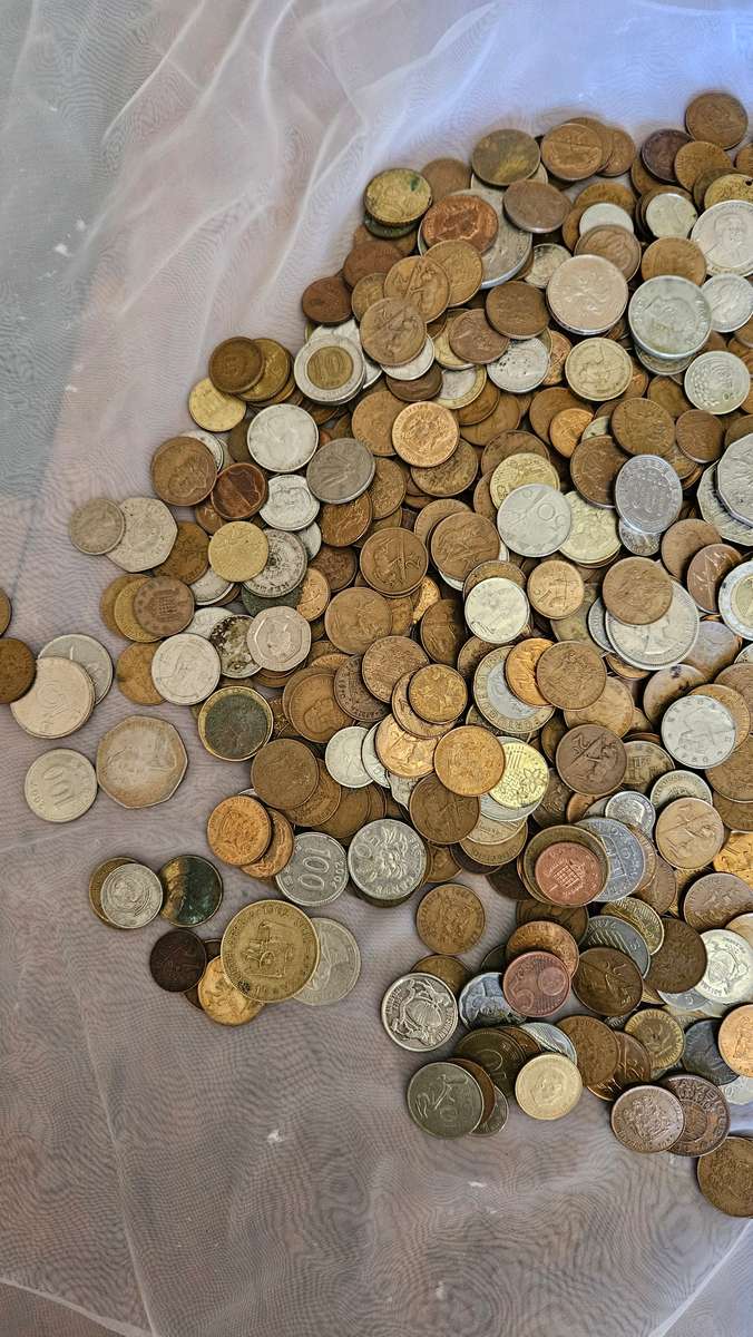 Large 3.3 Lot of Coins plus Silver Coins