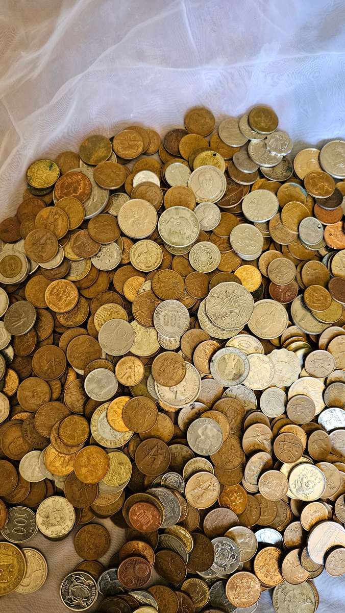 Large 3.3 Lot of Coins plus Silver Coins