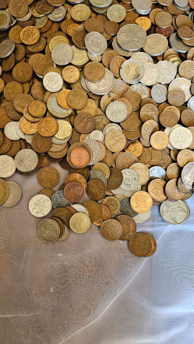 Large 3.3 Lot of Coins plus Silver Coins