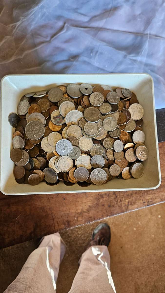 Large 3.3 Lot of Coins plus Silver Coins