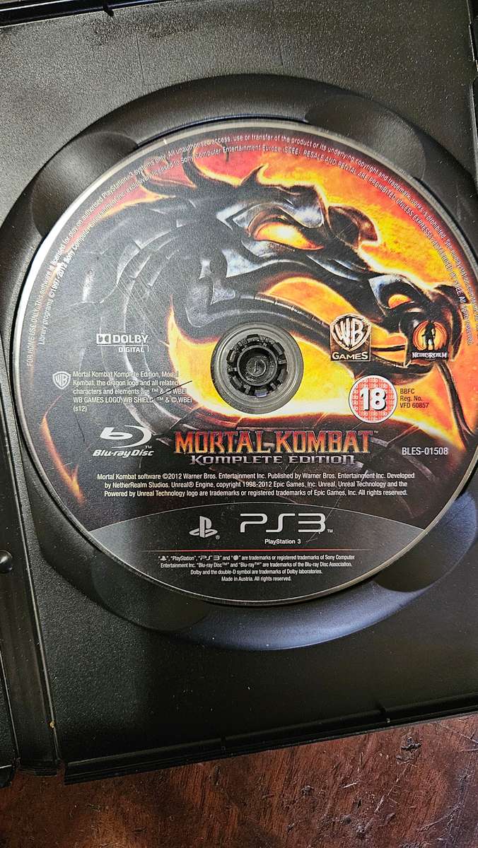 PS3 Mortal Kombat, Fifa Street and a Blue Ray Stomp the Yard