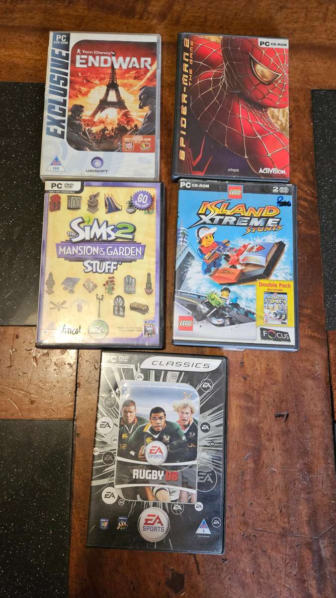 Variety of PC DVD & PC CD Rom Games