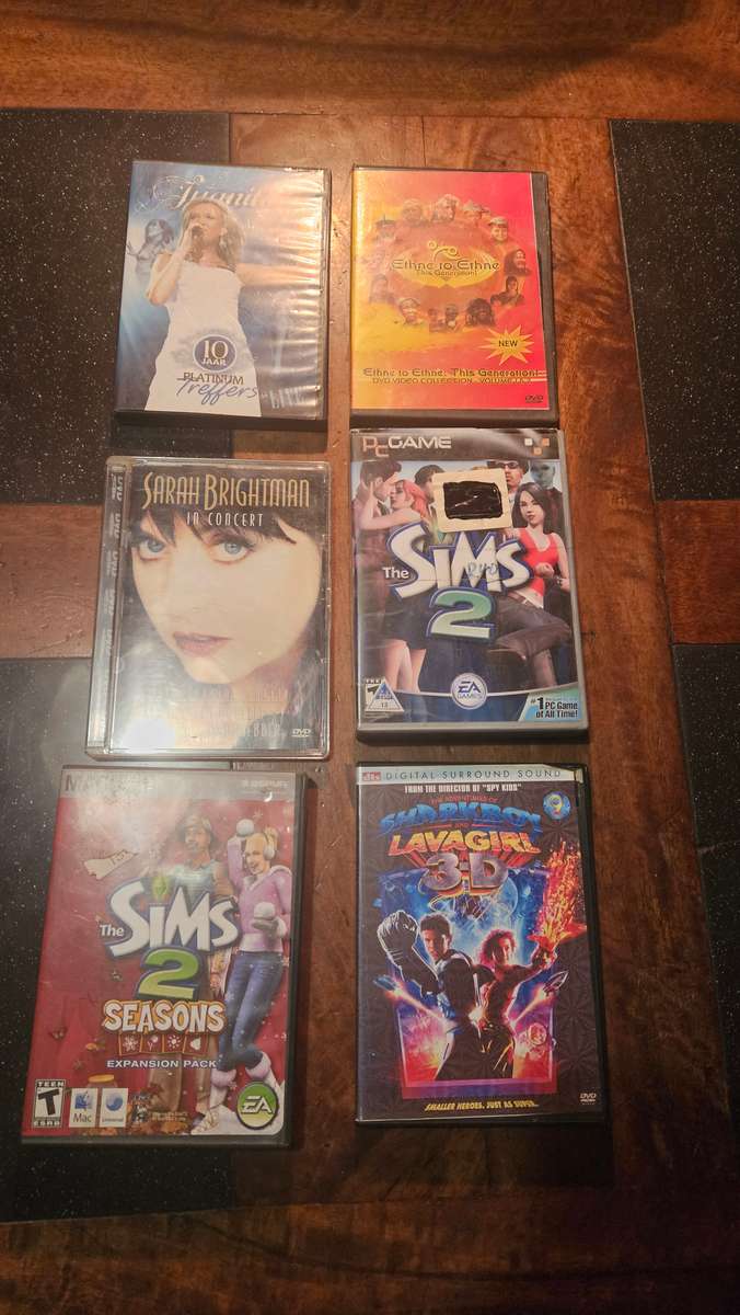 Variety of Old Games & DVDs