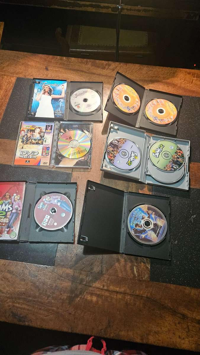 Variety of Old Games & DVDs