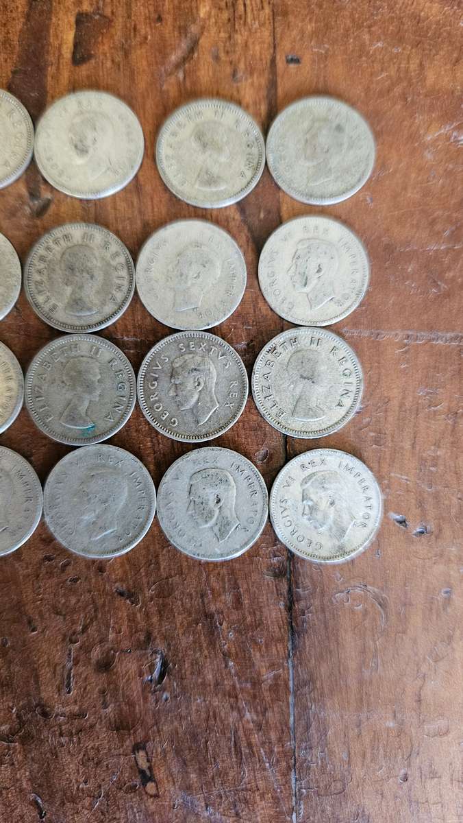 Silver 3 Pence Coins Lot