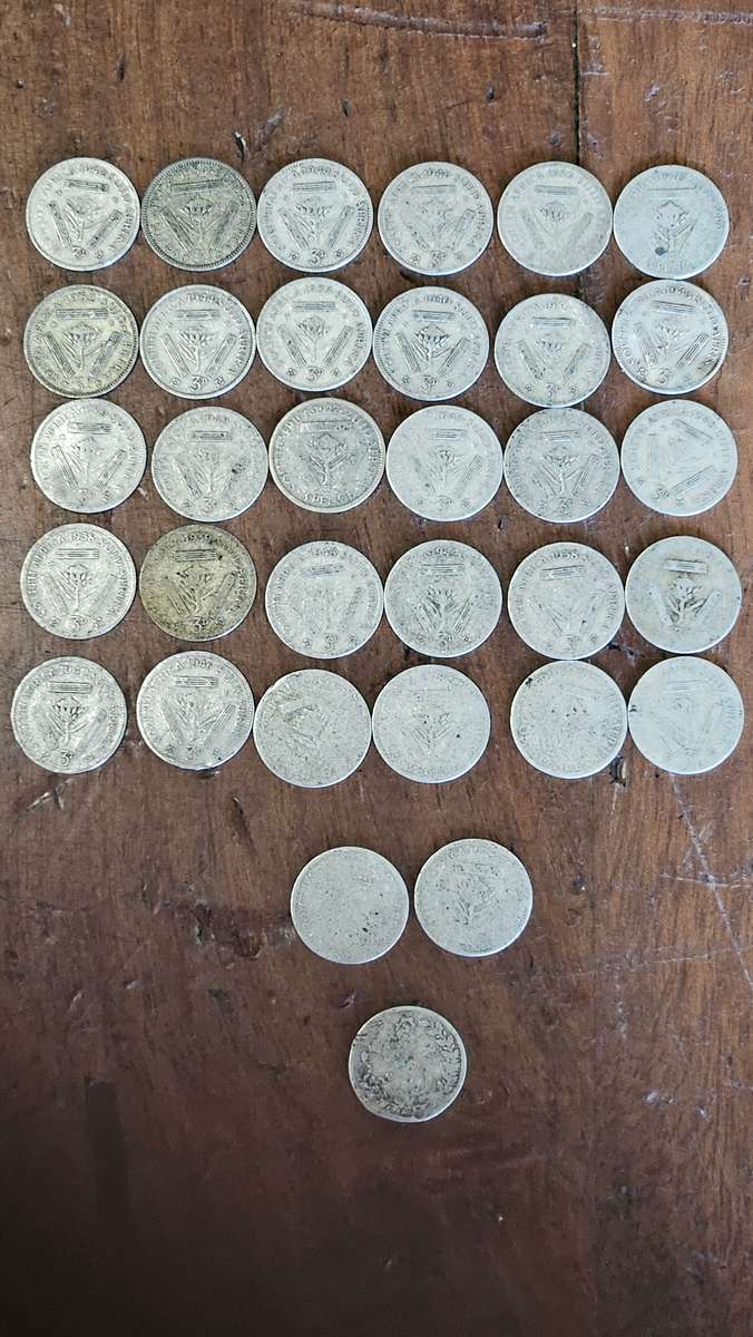Silver 3 Pence Coin Lot