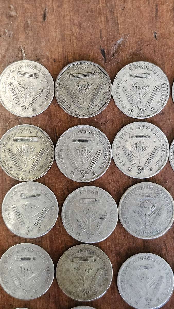 Silver 3 Pence Coin Lot