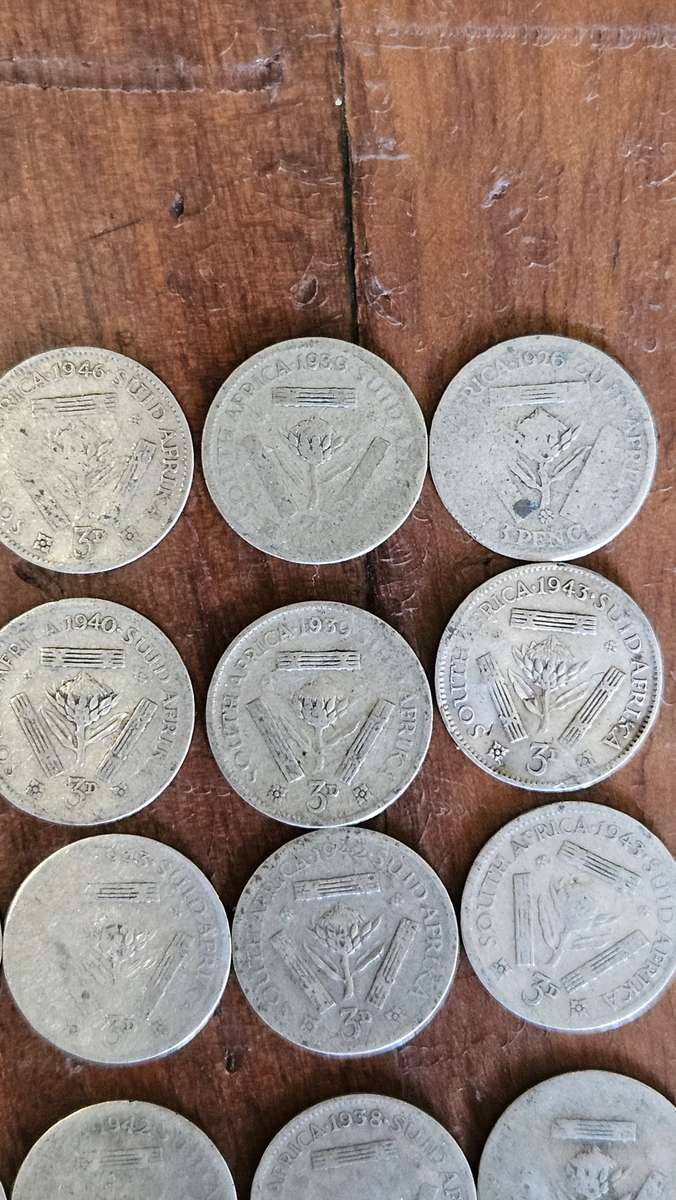 Silver 3 Pence Coin Lot