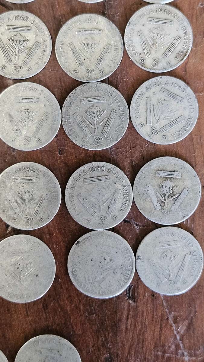 Silver 3 Pence Coin Lot