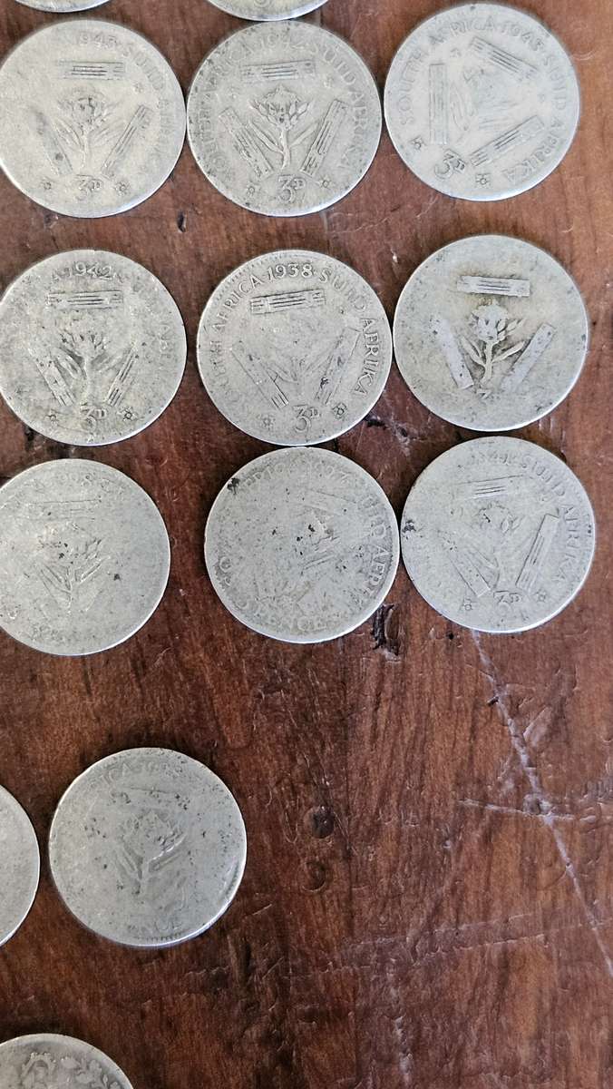 Silver 3 Pence Coin Lot
