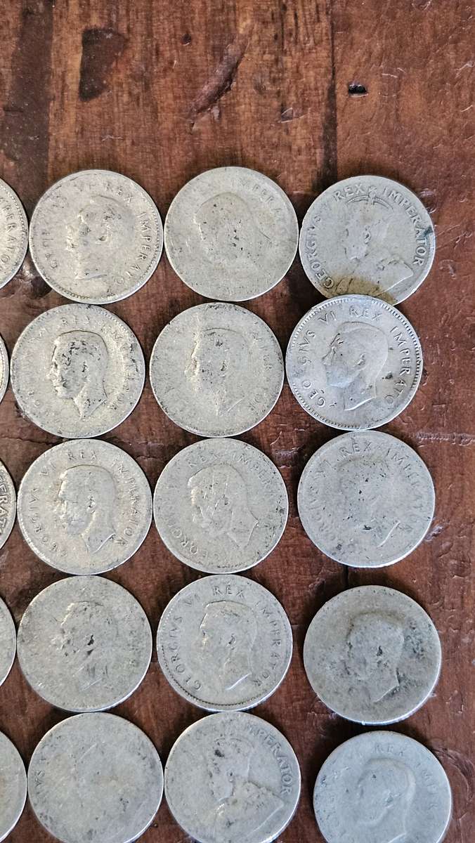 Silver 3 Pence Coin Lot