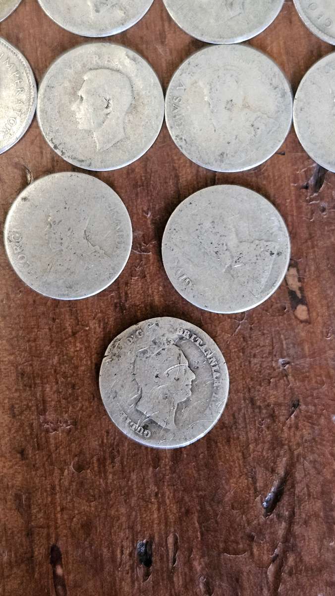 Silver 3 Pence Coin Lot