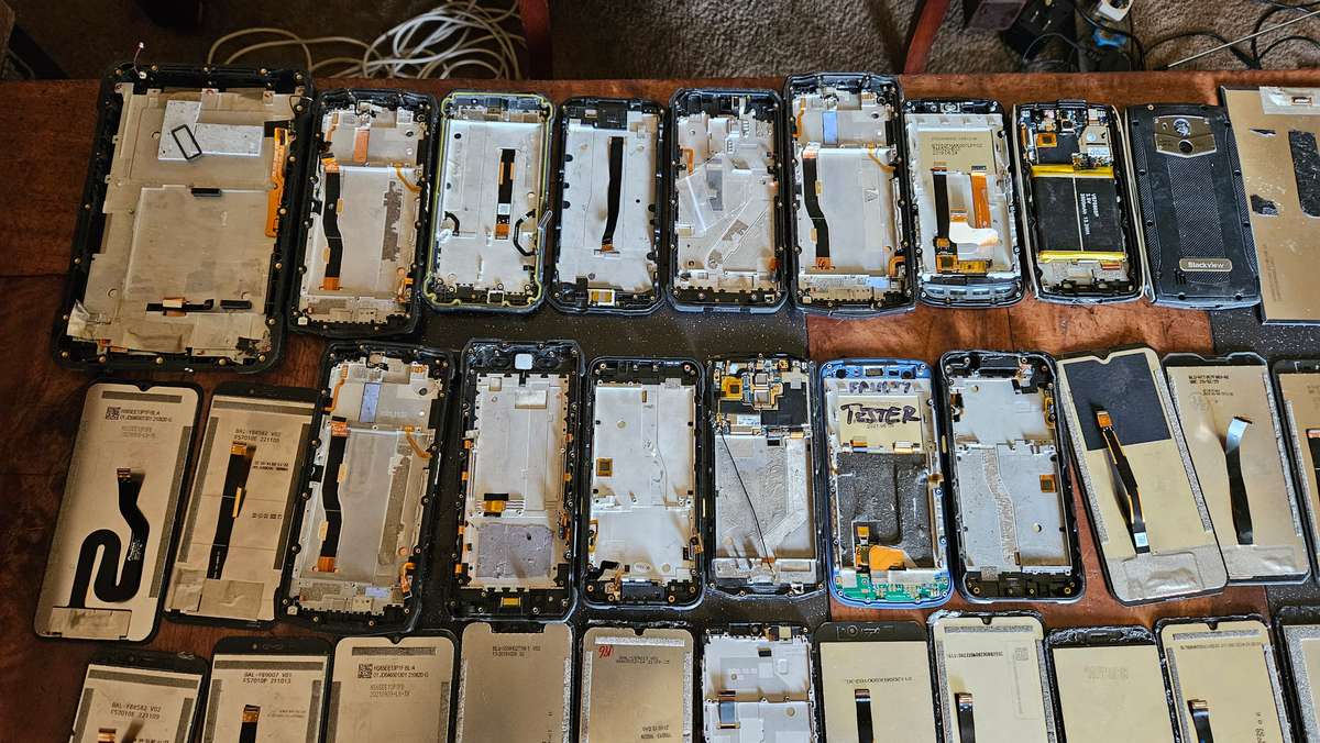 Cell Phone Screen Lot Plus More.