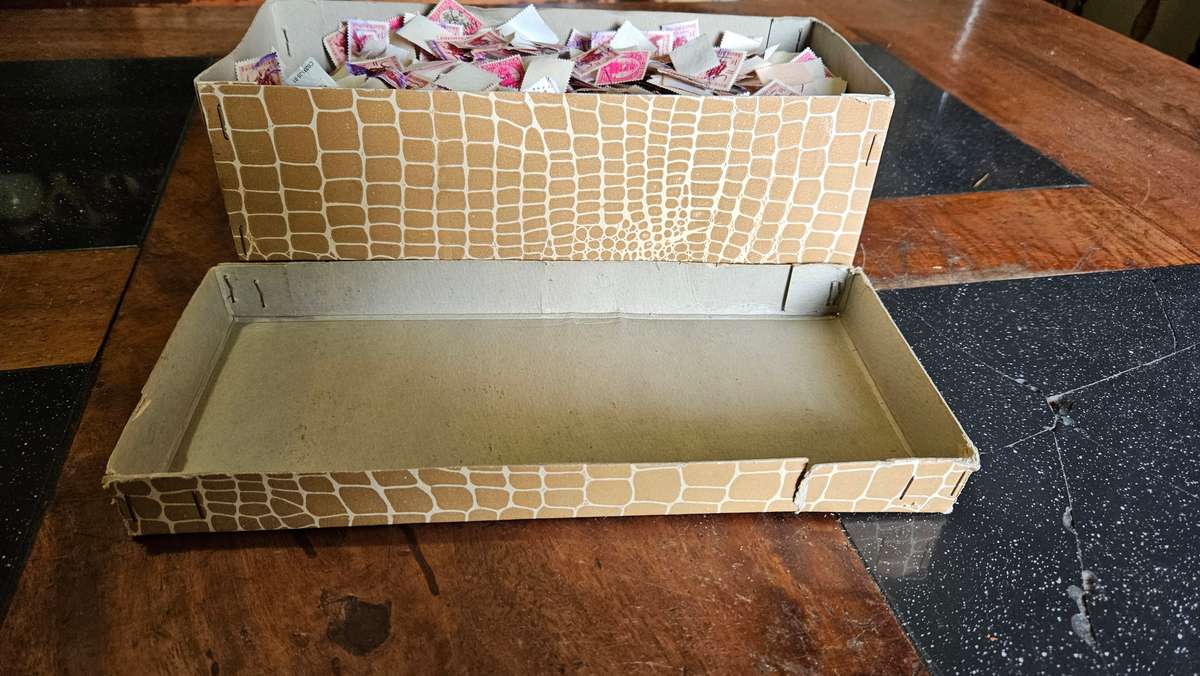 Box of South African Union Stamps