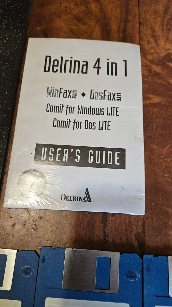 Delrina 4-1 Users Guide is Sealed Plus More