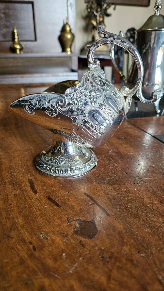 EPNS Ketlle, Sugar Bowl & Condiment Set