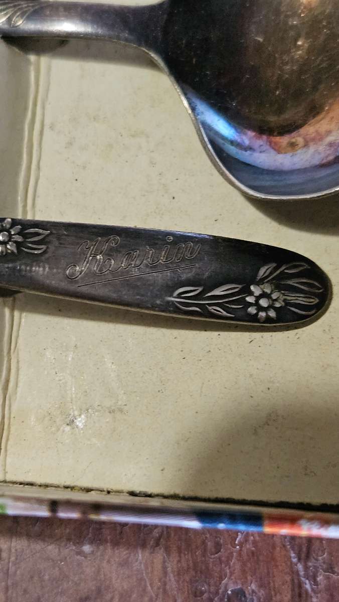 Vintage EPNS Baby Set