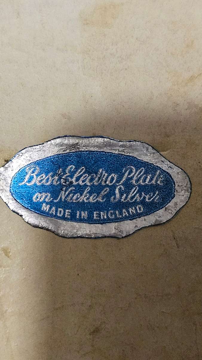 Vintage EPNS Baby Set