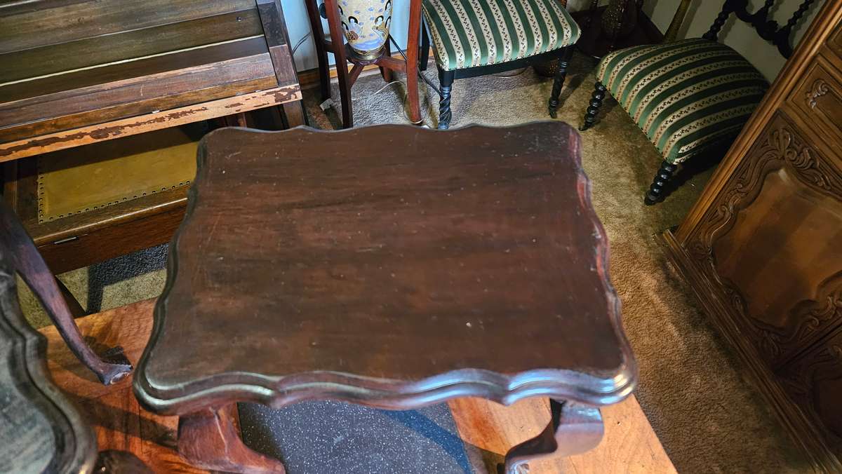 Two Vintage Ball & Claw Tables